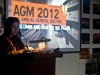 the president moyena at the start of the agm